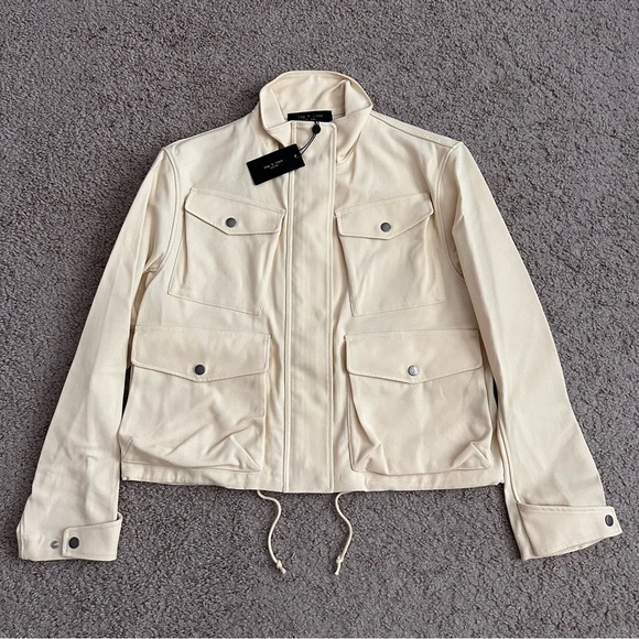 Rag & Bone Trail Crop Jacket Womens M - Picture 2 of 16
